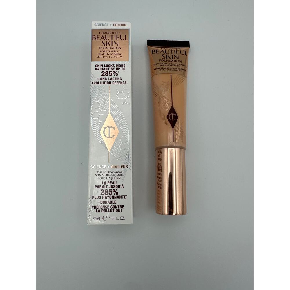 Charlotte Tilbury Beautiful Skin Foundation 3 Neutral 1.0 fl oz Brand New